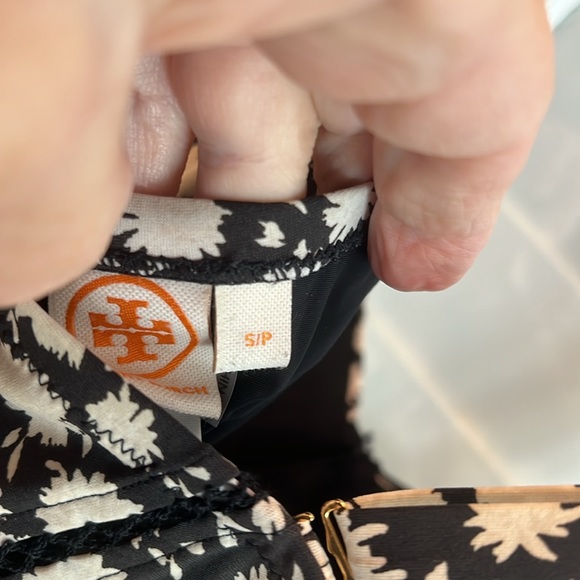 Tory Burch Swimsuit size s/p black beige adjustable straps! - Picture 4 of 6